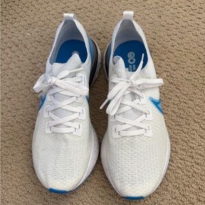 Nike React Infinity Run Flyknit Shoes Mens Size 9 Running Athletic CD4371-101